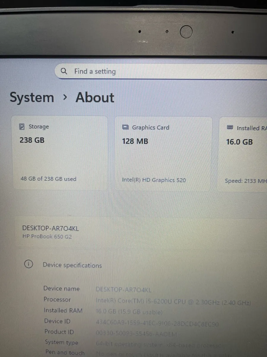 Dell laptop i3 pro 4/120 ssd - Image 4