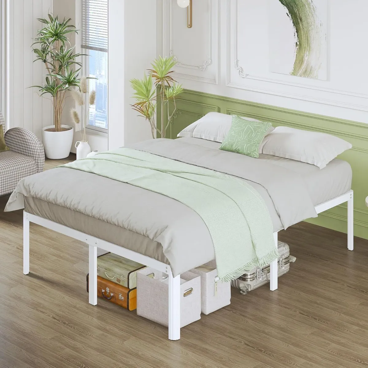 Super King Bed Frame 46 cm High with Rounded - Image 3