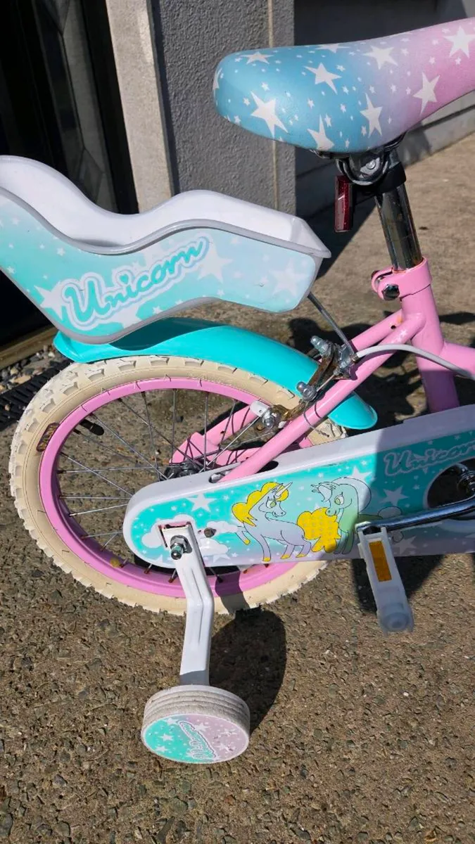 Girls Unicorn Bike - Image 2