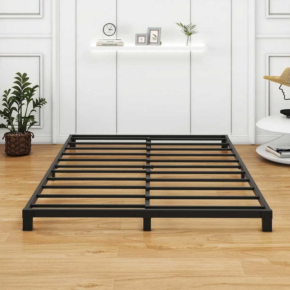 Metal Platform Bed 120 x 200 cm Low Profile - Image 3
