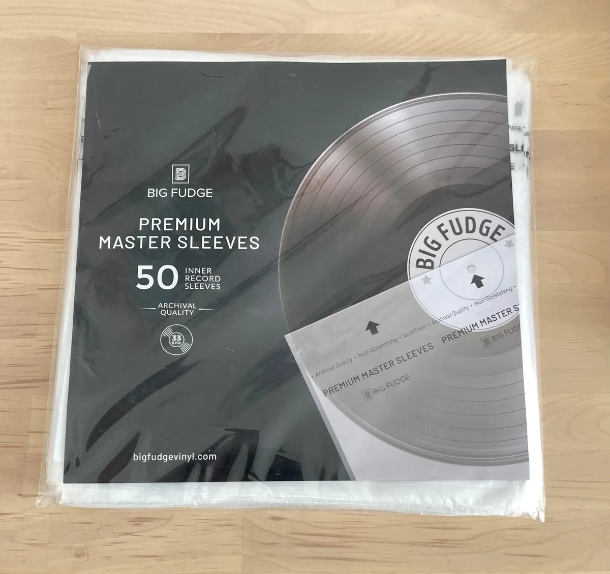 40  Rice Paper Inner Vinyl Sleeves