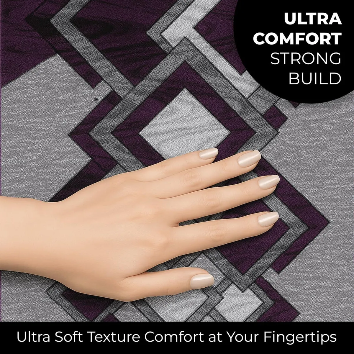 Dazzling Area Rugs - Large Fluffy Rug Carpet - Image 2