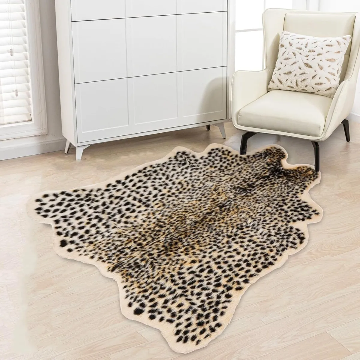 Leopard Rug Cheetah Animals Printed Hide Mats - Image 3