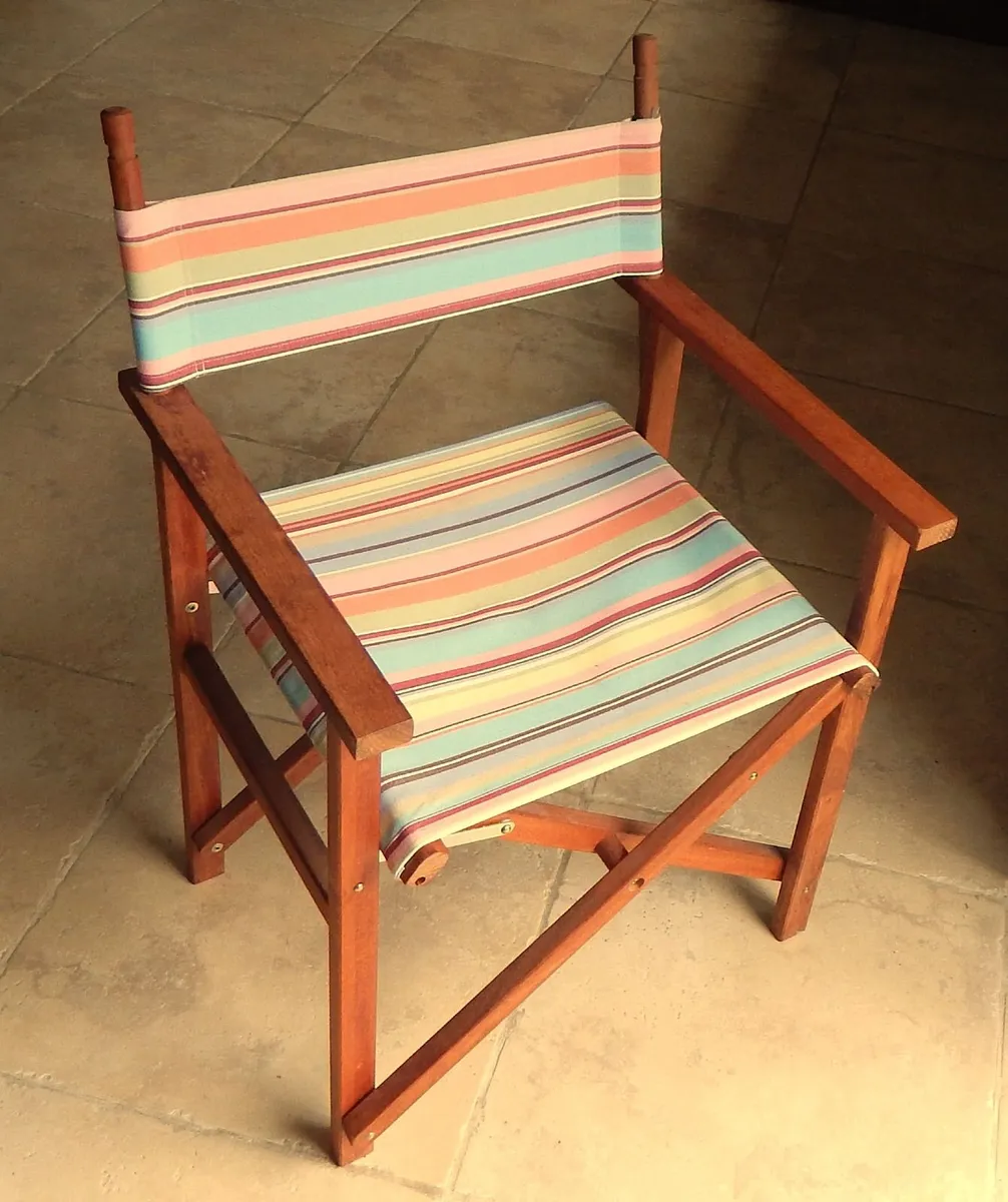 Wooden Folding Directors Chair - Image 1