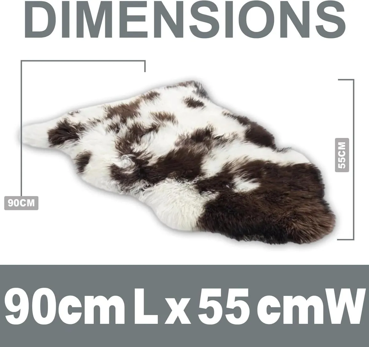 Plush Sheepskin Floor Rug – Thick Soft Long Wool - Image 3