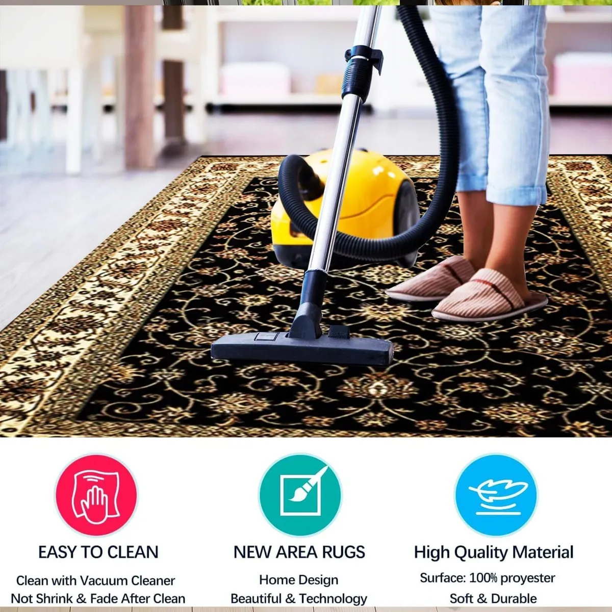 Marrakesh Rug – Large Washable Non-Slip Carpet - Image 2