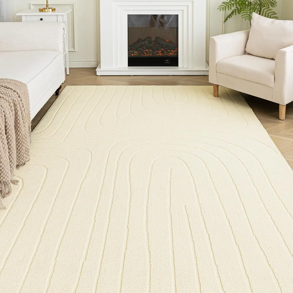 Washable Rug Water Resistant Mat Non-Slip Backing - Image 1