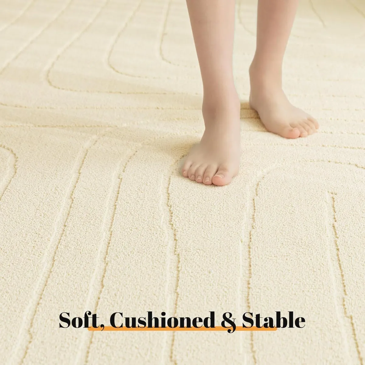 Washable Rug Water Resistant Mat Non-Slip Backing - Image 2