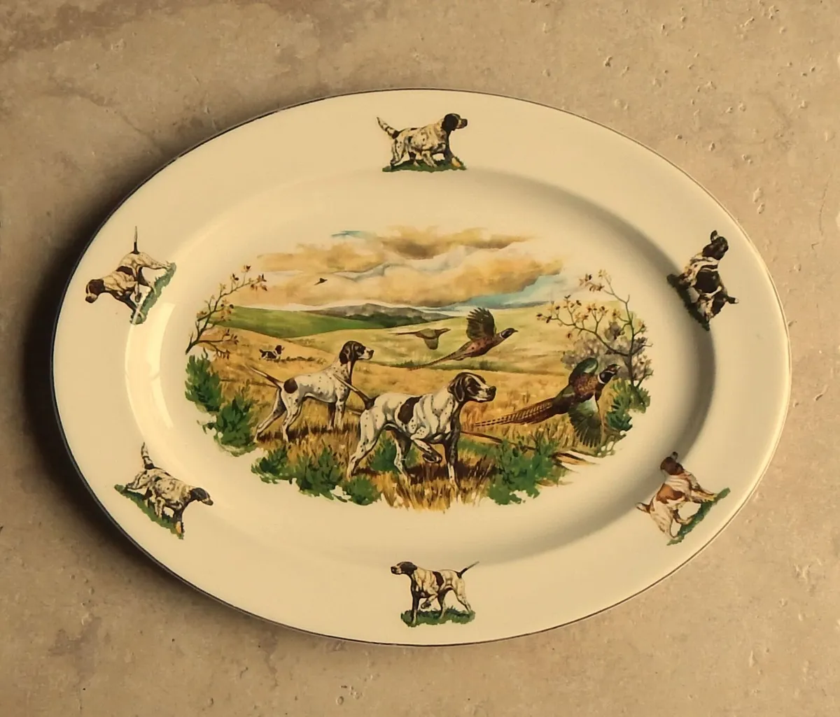 English Bone China Platter - Image 1