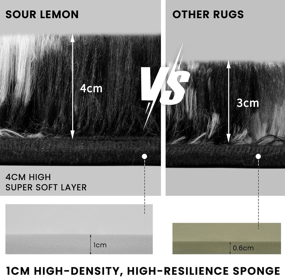 Rugs Living Room 240x300cm Black and White - Image 4