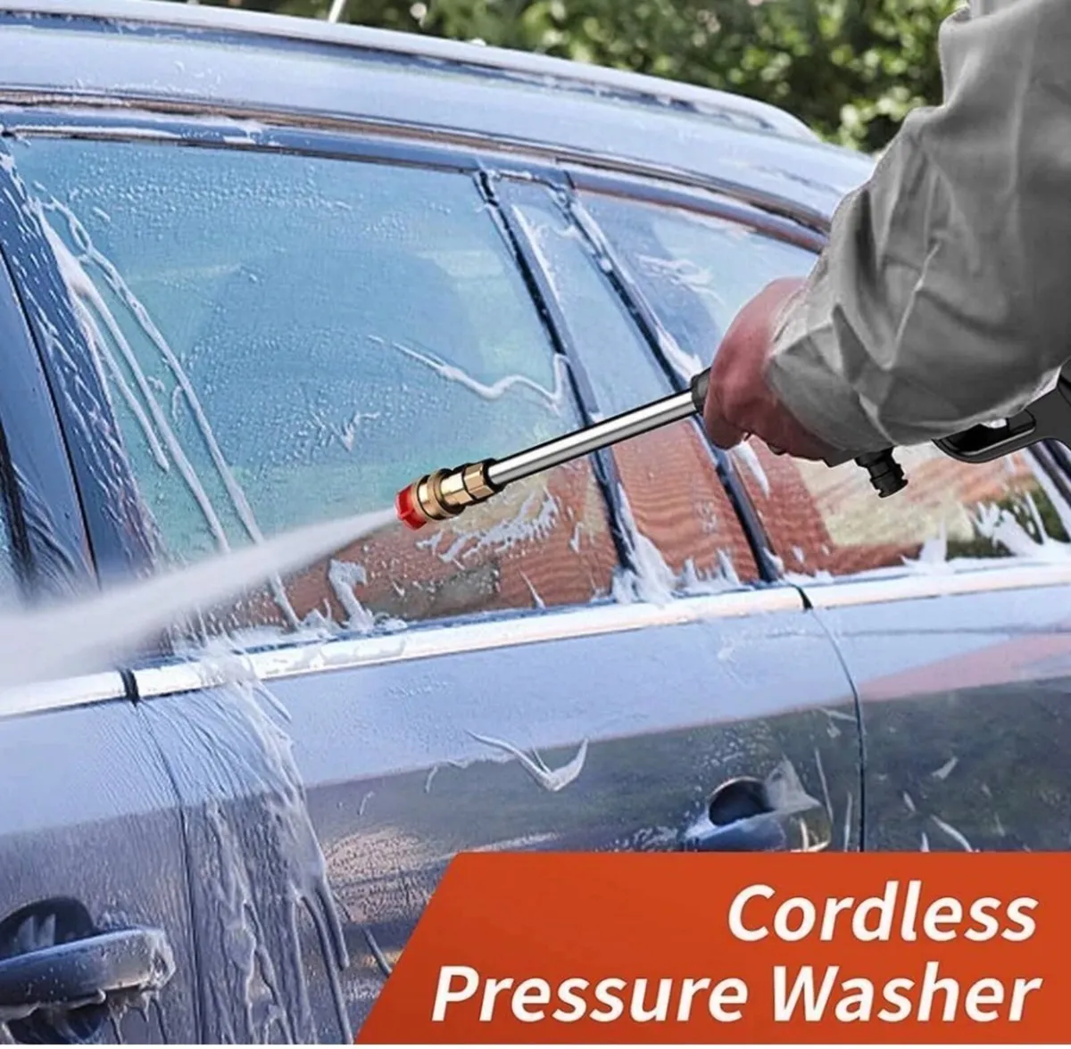 New Portable Pressure Washer + 2 Batteries - Image 4