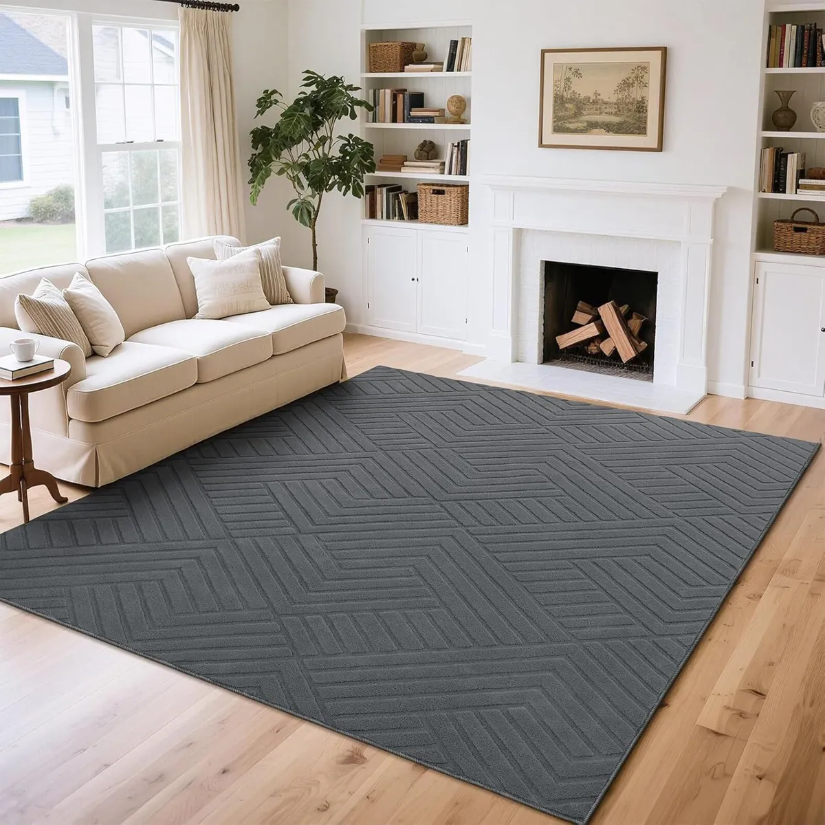 Washable Rugs Living Room 200 x 300 cm Large - Image 1