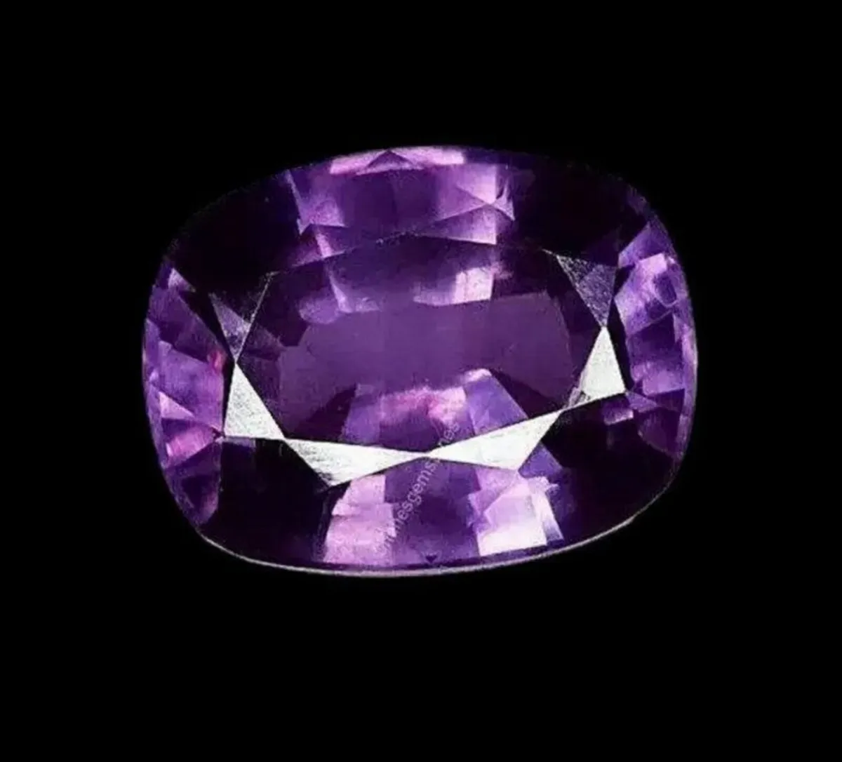 Cushion Cut Natural Amethyst Gemstone - Image 2