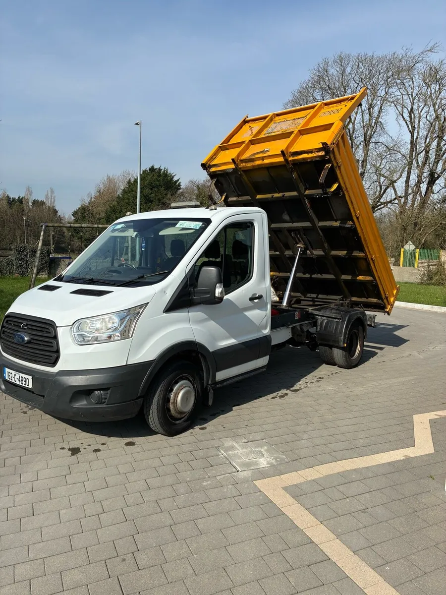 2016 ford transit tipper 3.5 tonne tax+doe - Image 1