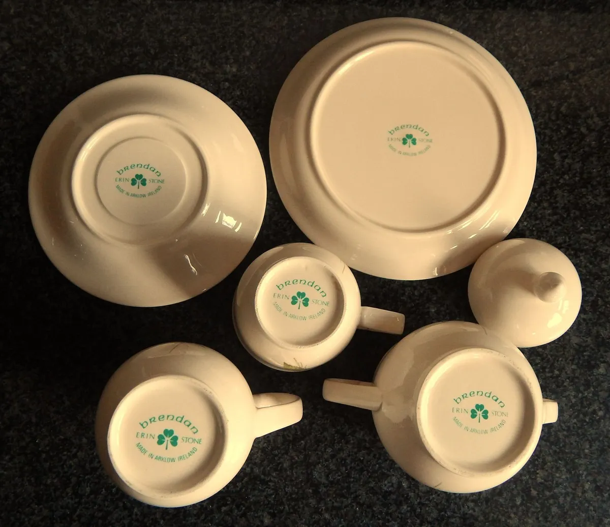 20 Piece Vintage Arklow Pottery Brendan Tea Set - Image 4