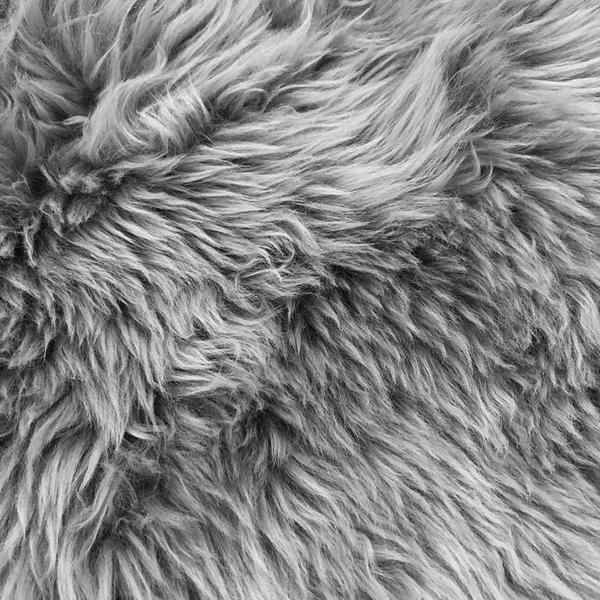 Large Fluffy Grey Rugs For living Room (170x55cm) - Image 4