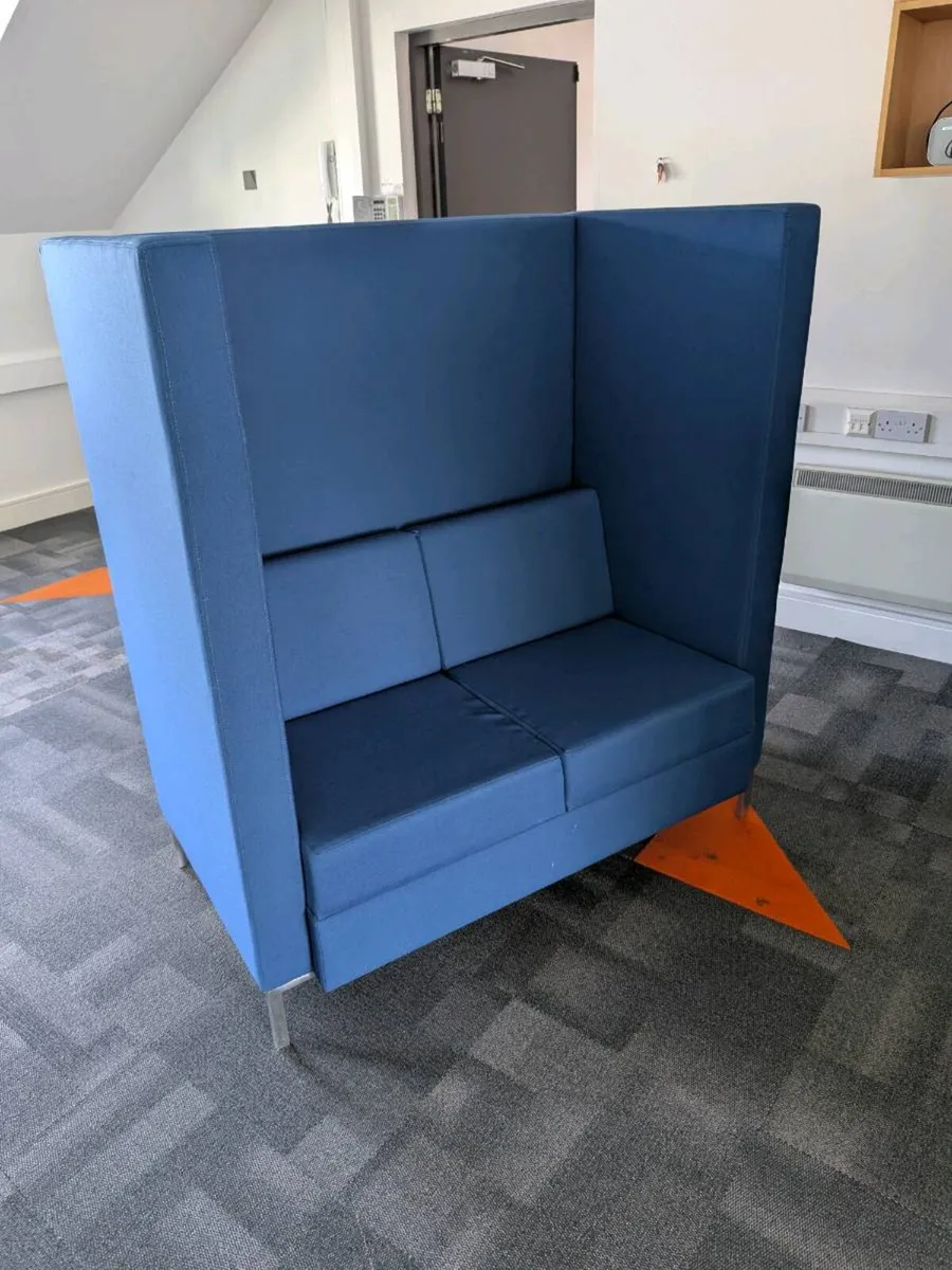 Blue Huddle couches - Image 3