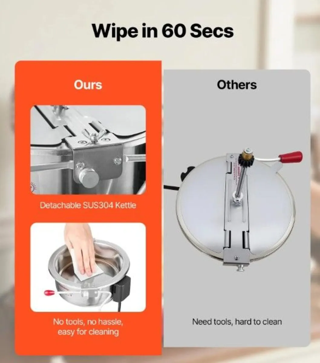 Commercial popcorn machine - Image 3