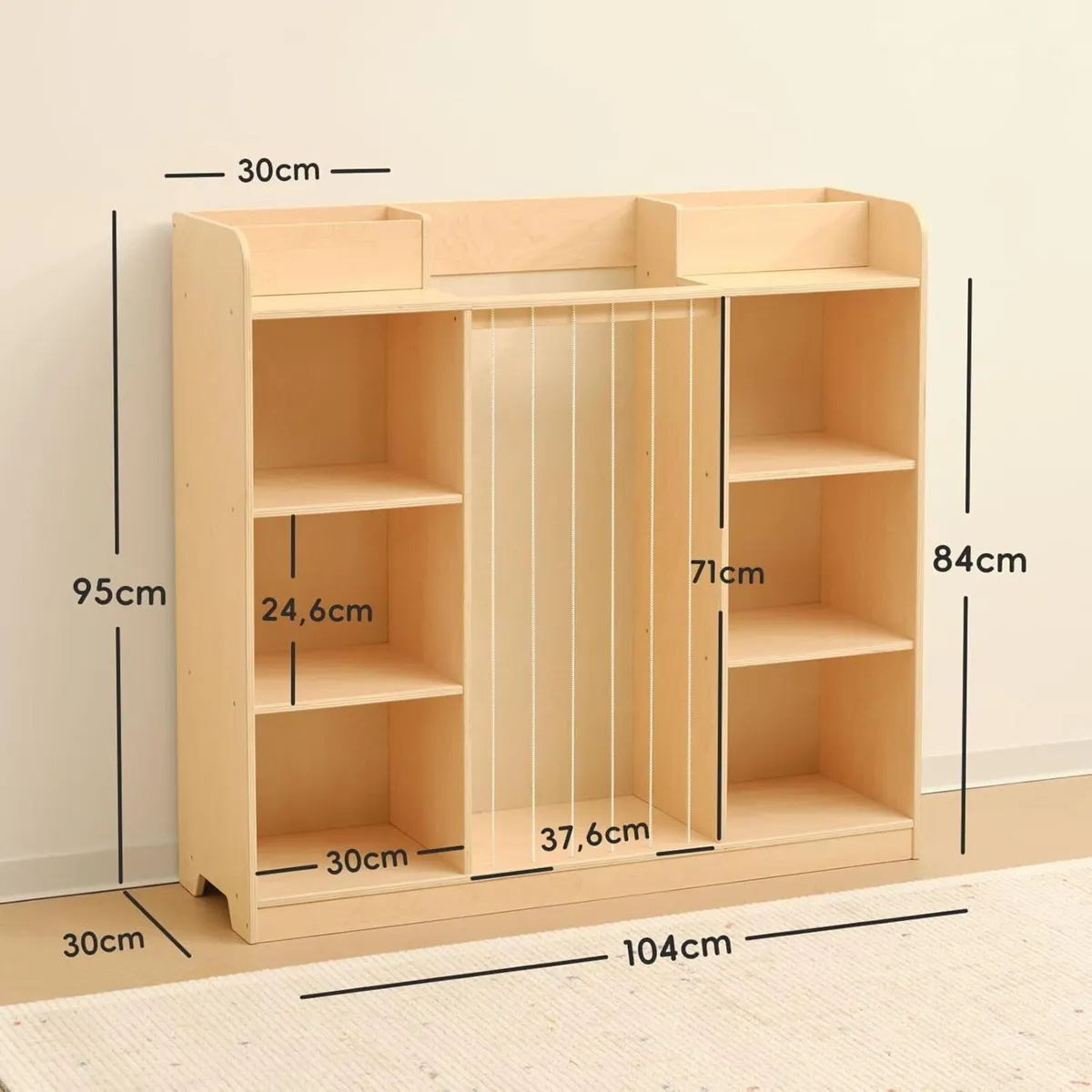 Stuffed Animal Storage 3-Tier Cube Organizer - Image 3