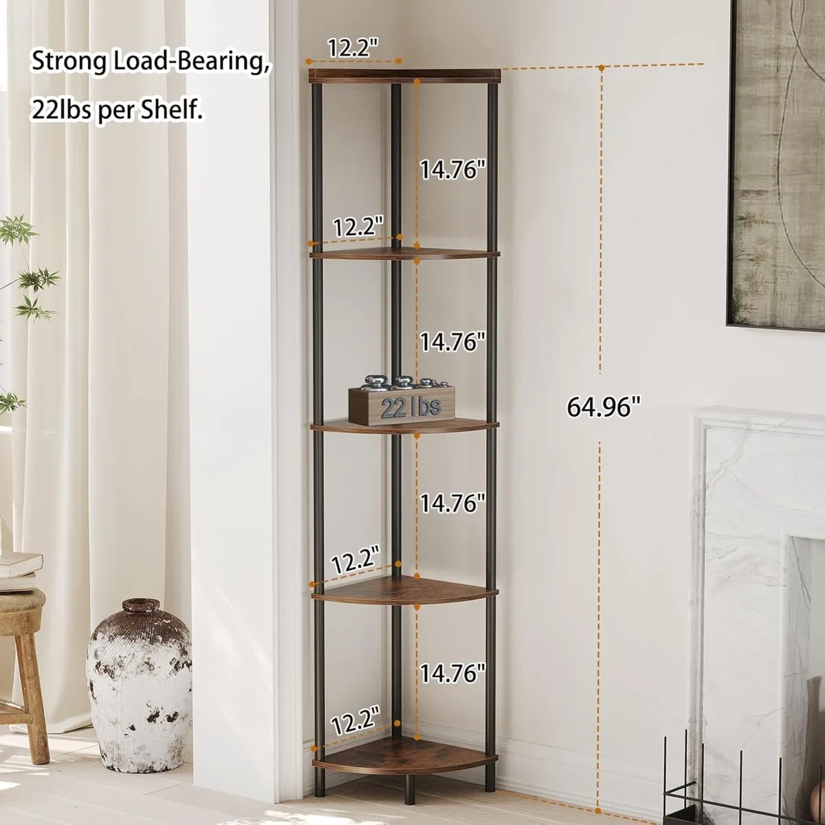 5 Tier Base Corner Shelf - Image 2