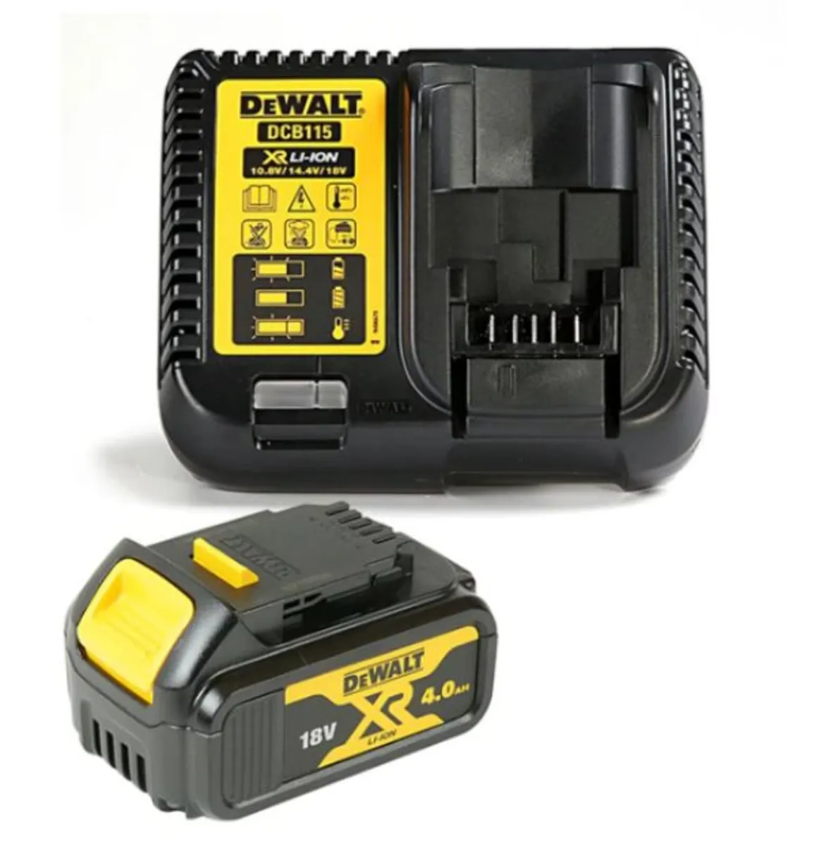 Dewalt 18v Dcb182 4ah Battery & Charger Bundle