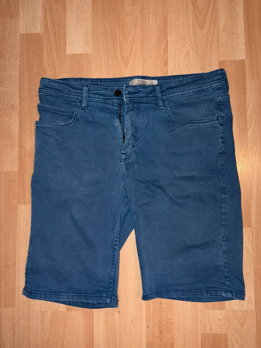 Blue Denim Shorts - Image 1