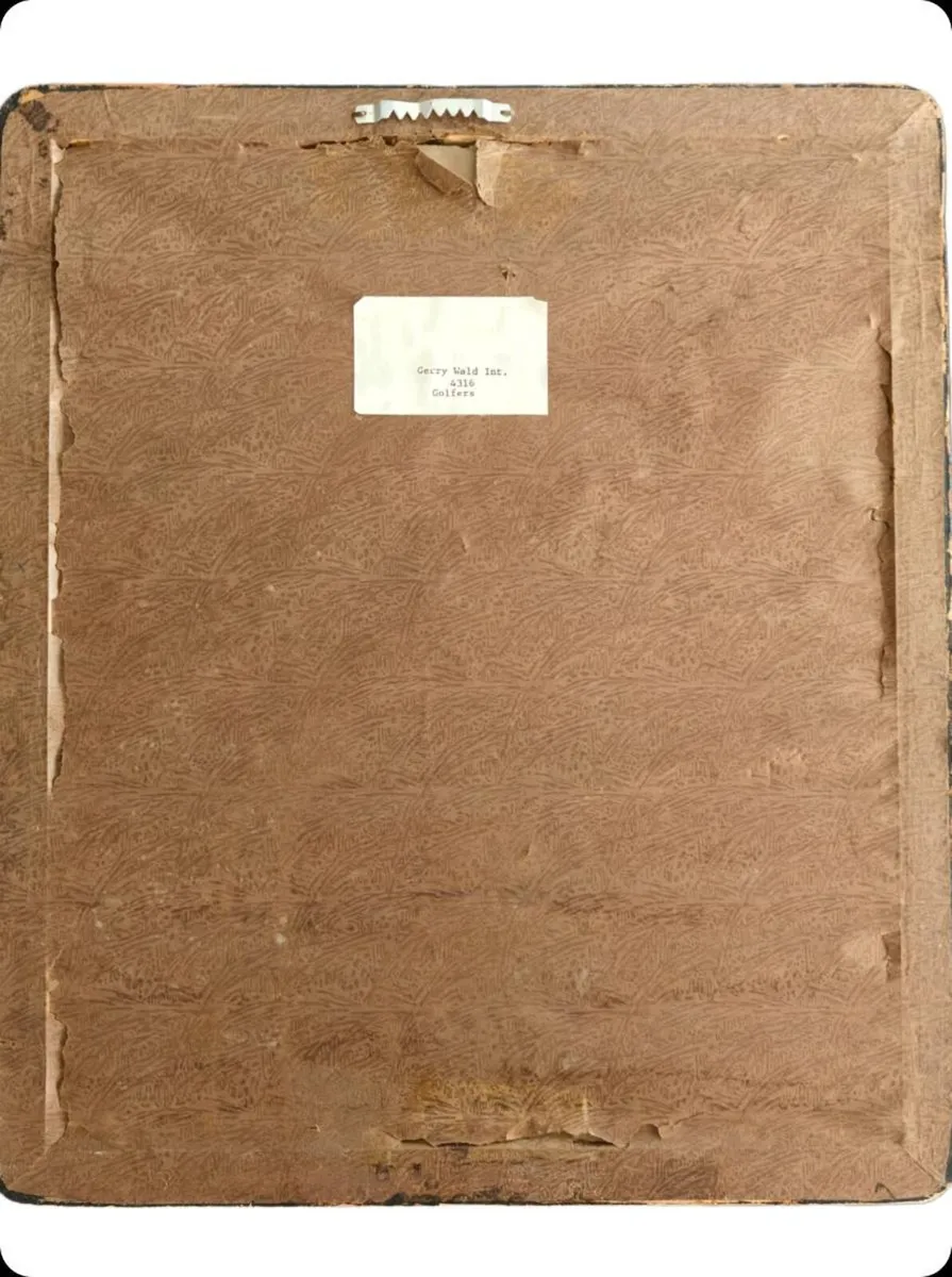 A. B. Frost Framed Golf Art Print "Temper" - Image 2