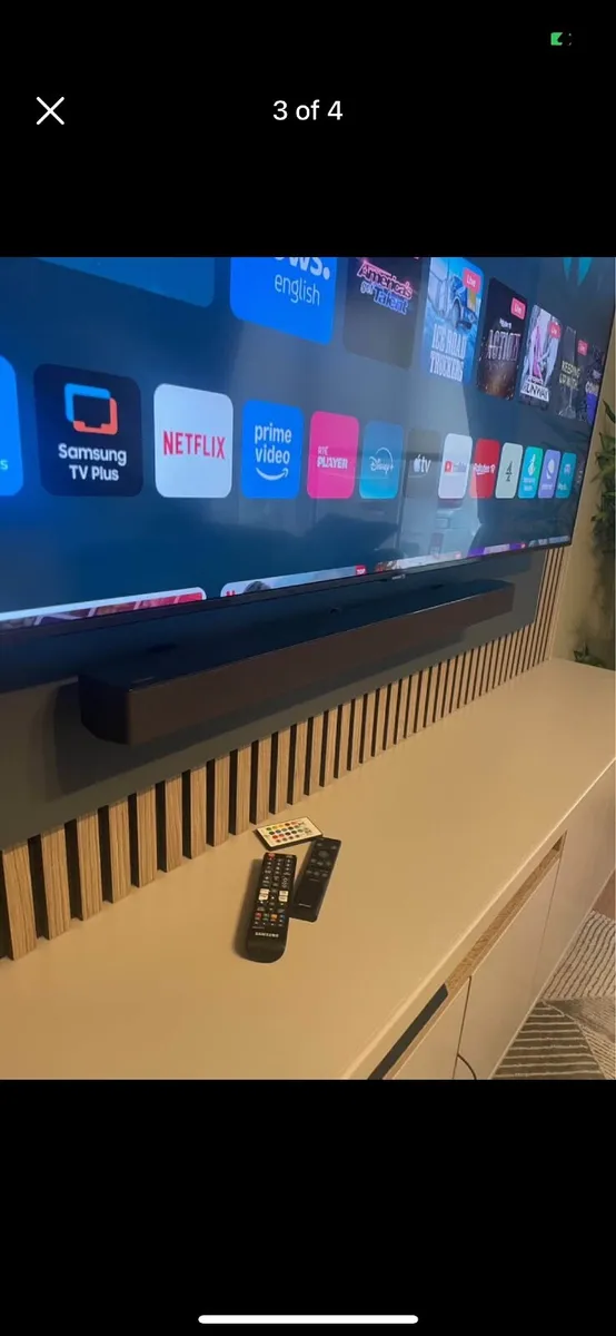 65” Samsung 4K tv and Samsung soundbar - Image 4