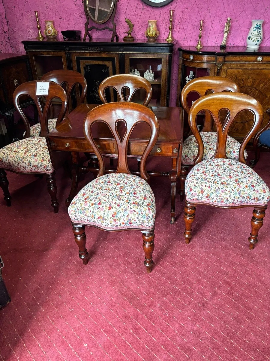 Set 6 Dining Chairs - Image 1