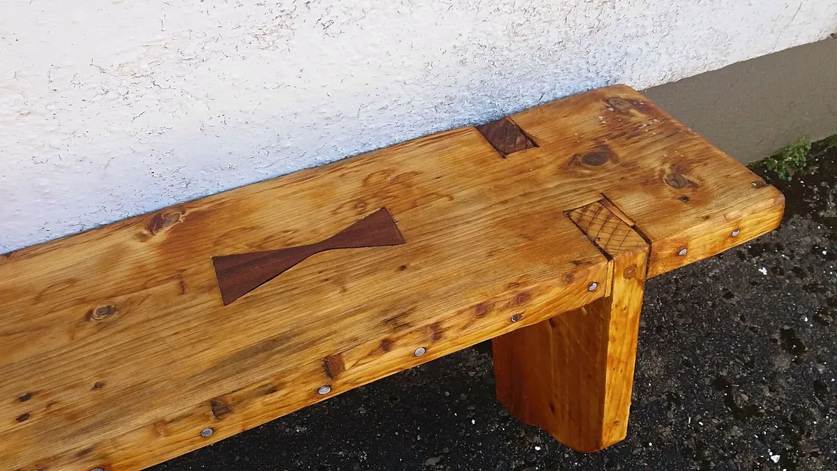 Rustic Stove Mantle / Floating Shelf - Image 4