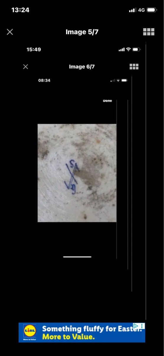 Antique Hand Painted Meissen Dish - Image 4