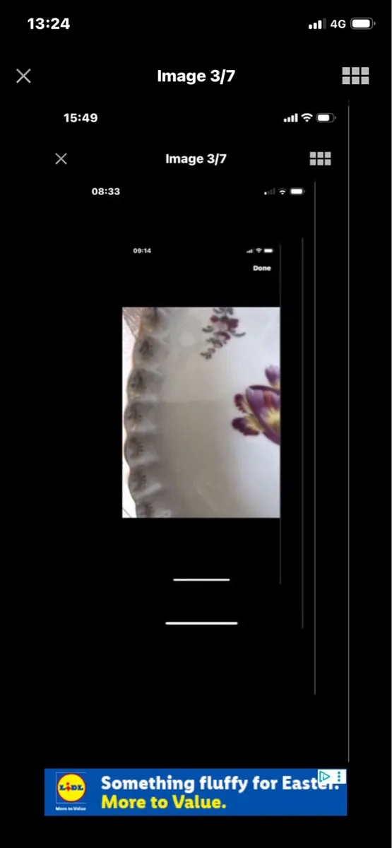 Antique Hand Painted Meissen Dish - Image 2