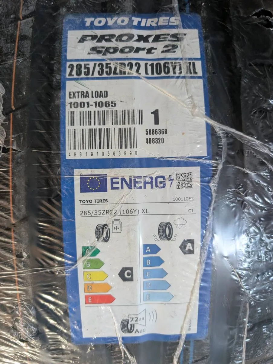 Toyo tyres 285 35 22 4 number - Image 3