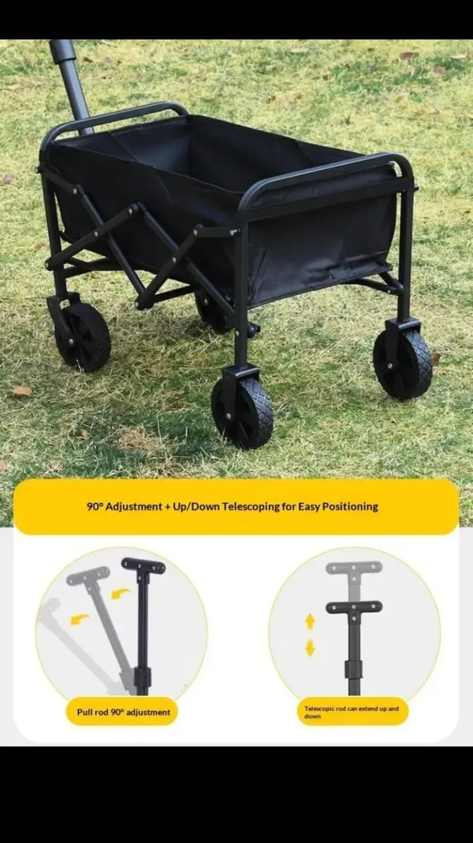 Camping trolley/ Beach wagon/ Garden cart - Image 2