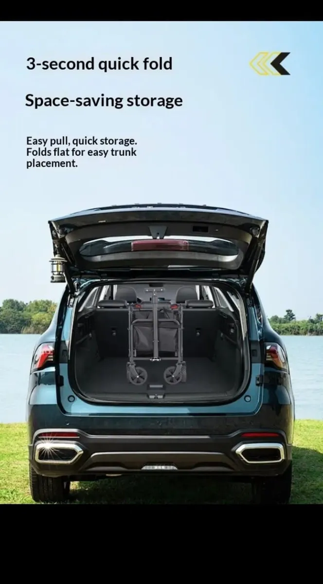 Camping trolley/ Beach wagon/ Garden cart - Image 4