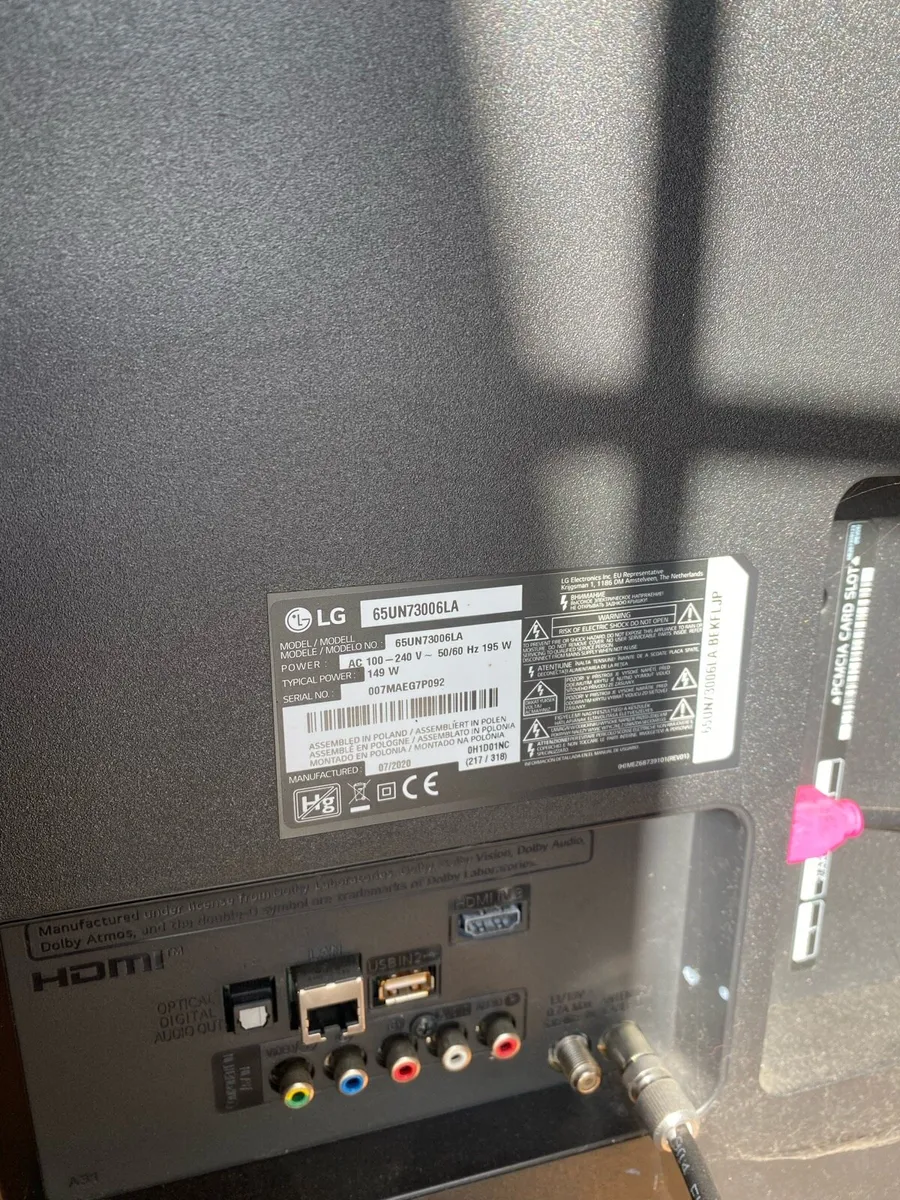 LG 65UN73006LA 65” Smart 4k Ultra HD TV + stand - Image 3