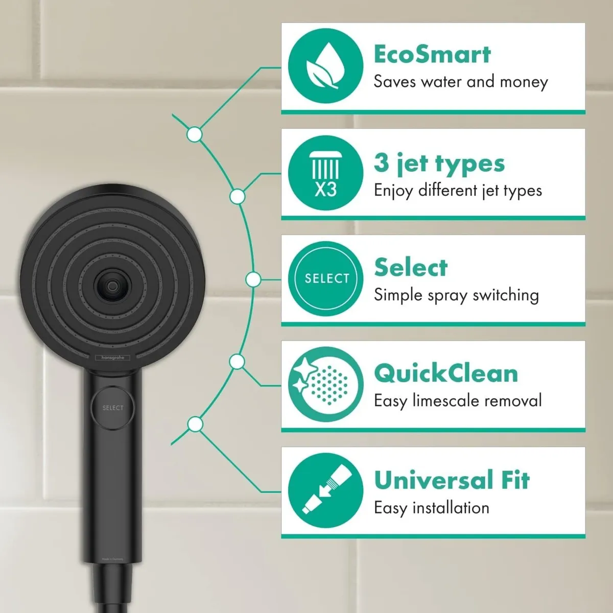 Pulsify Select S - water-saving shower head 9 - Image 2