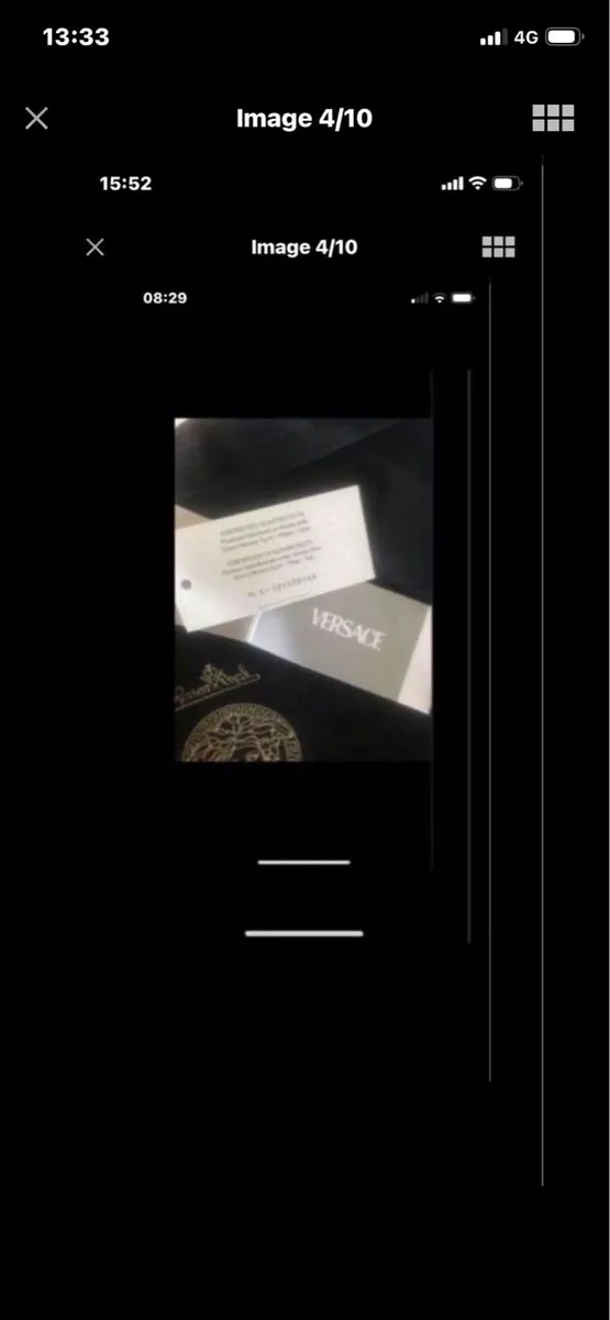 Versace Rosenthal Christmas Glory 2004 Plate - Image 4