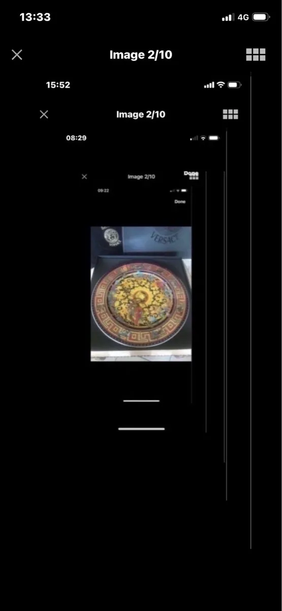 Versace Rosenthal Christmas Glory 2004 Plate - Image 2