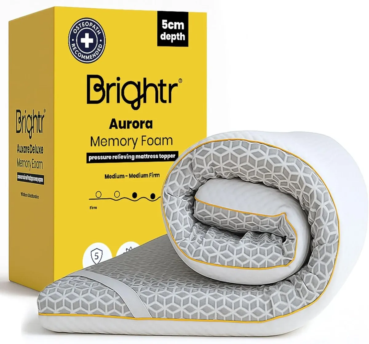 ® Aurora Dual-Layer 5cm thick Memory Foam - Image 1