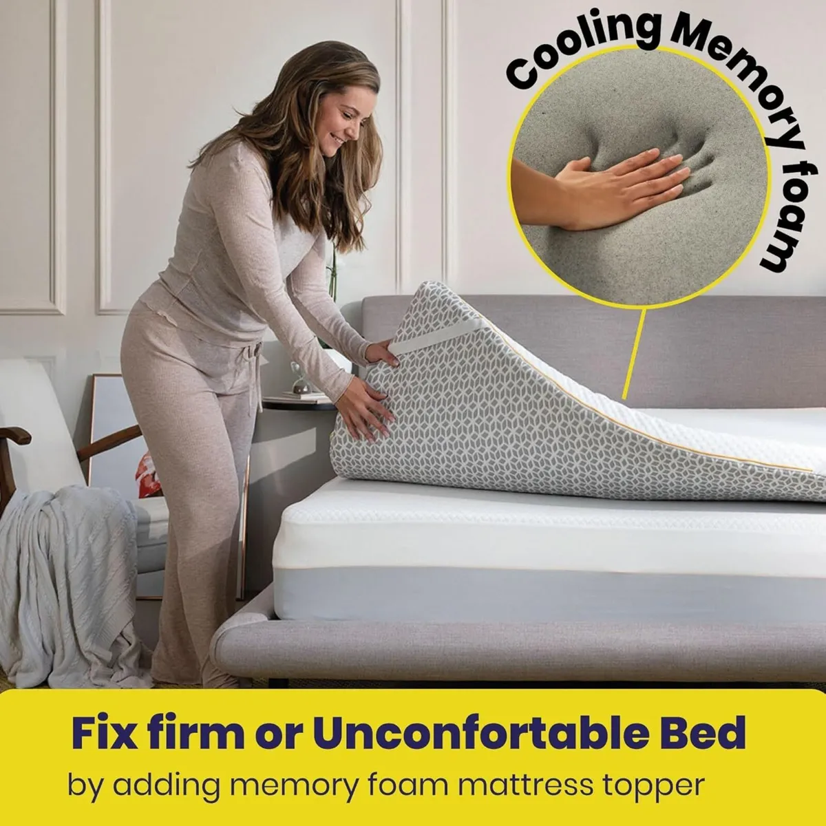 ® Aurora Dual-Layer 5cm thick Memory Foam - Image 3