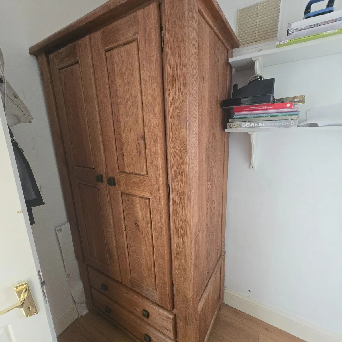 Solid oak wardrobe - Image 3