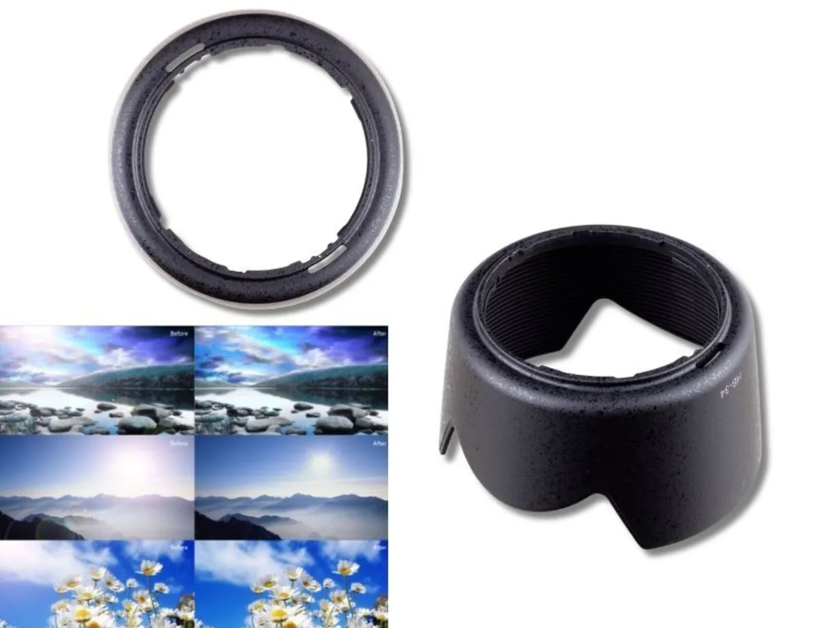 HB34 Lens Hood for Nikon 55 200mm Bayonet - Image 2
