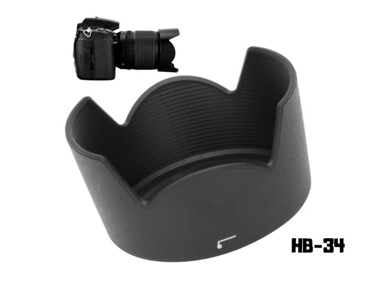 HB34 Lens Hood for Nikon 55 200mm Bayonet - Image 1