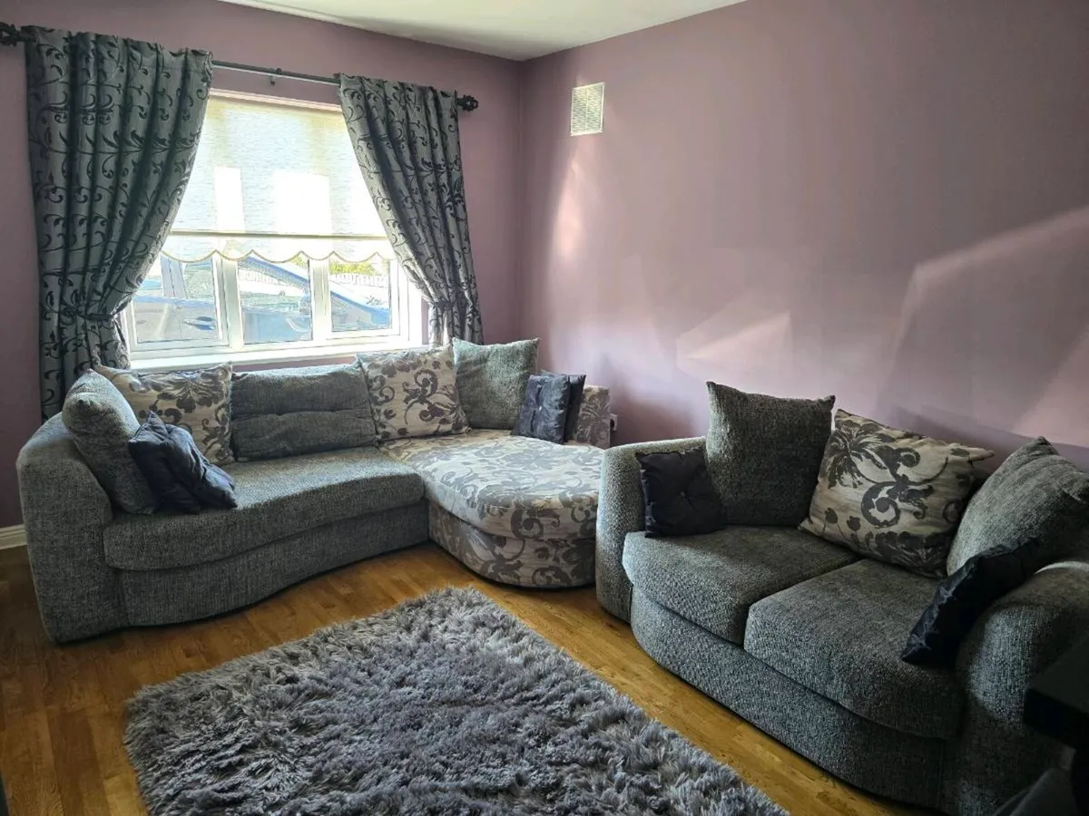 3 Seater Corner Sofa & 2 Seater Sofa to match - Image 1