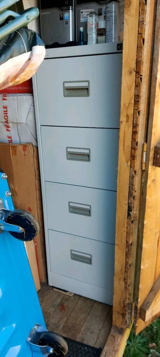 Silverline 4 Drawer Filing Cabinet - Image 2