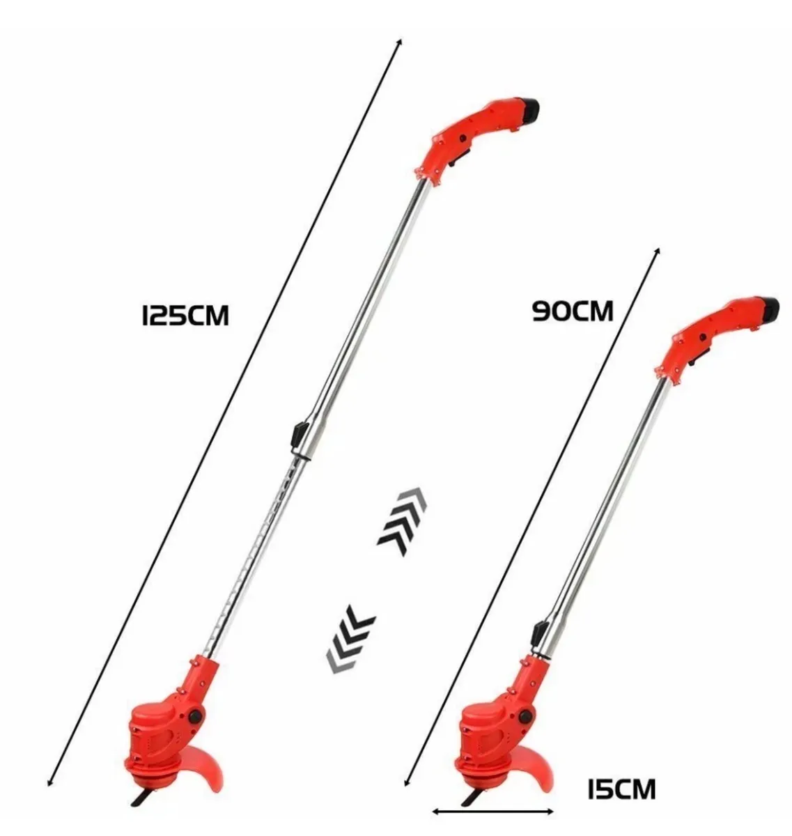NEW 12v Cordless Strimmer & 2 Batteries - Image 3