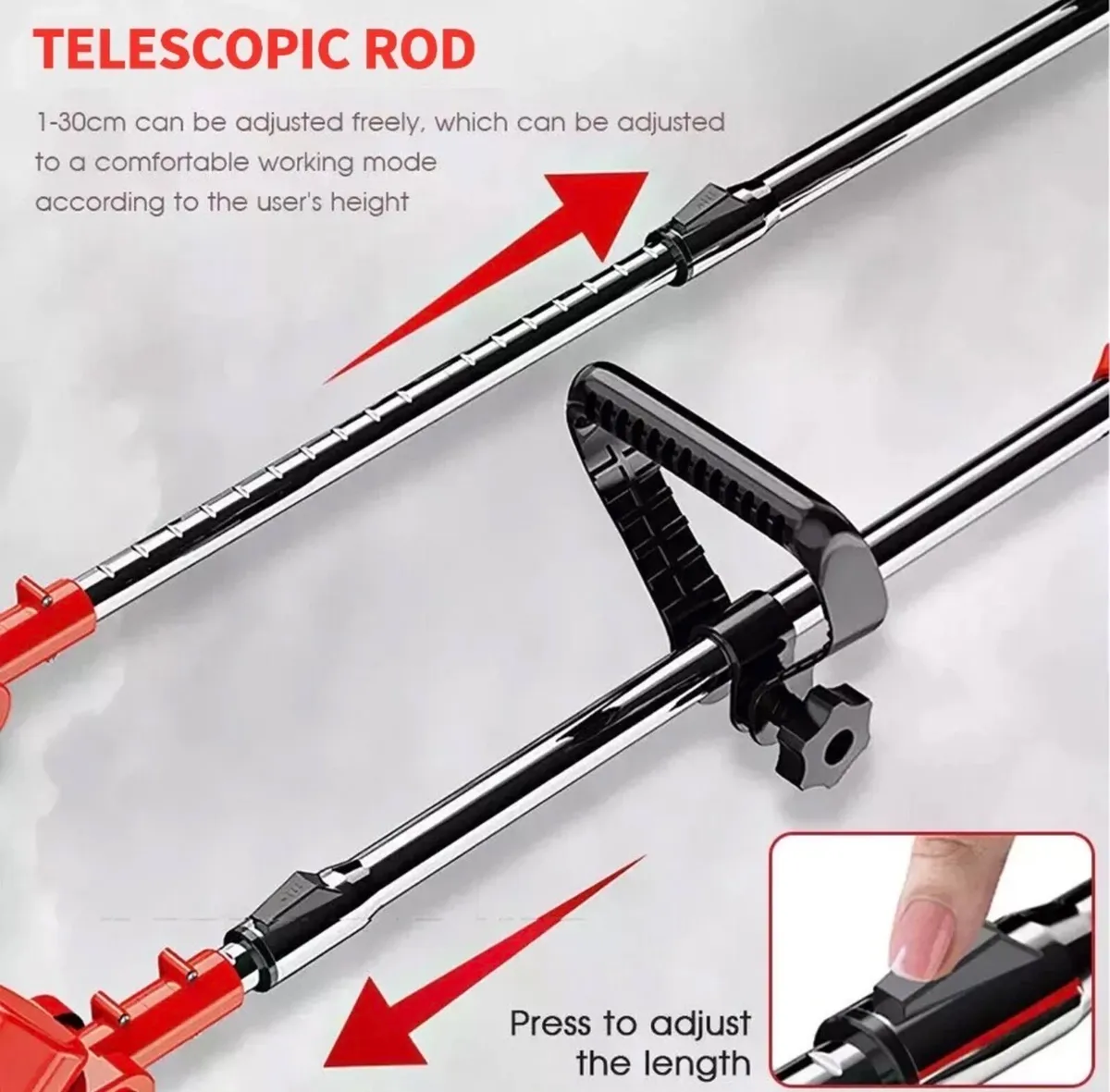 NEW 12v Cordless Strimmer & 2 Batteries - Image 4