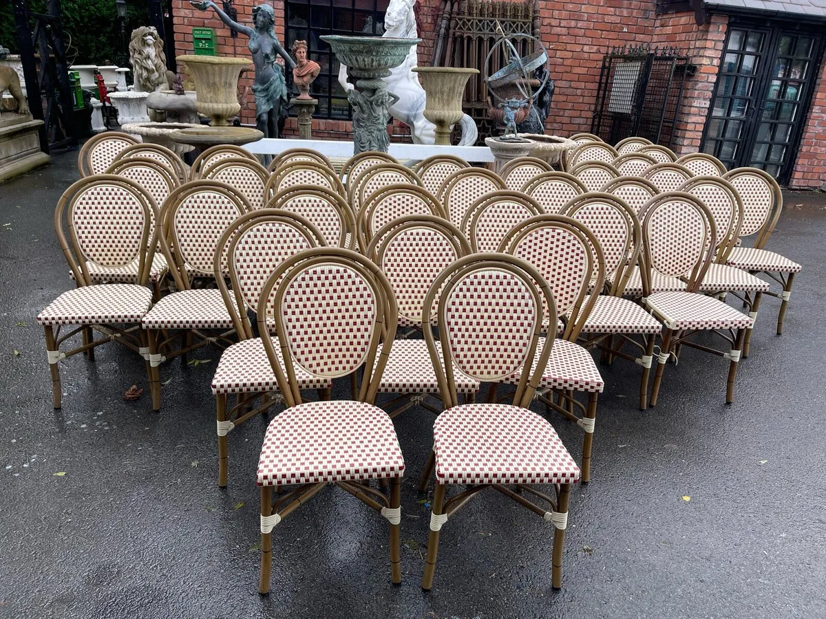 French 🇫🇷 cafe bistro restaurant chairs - Image 4