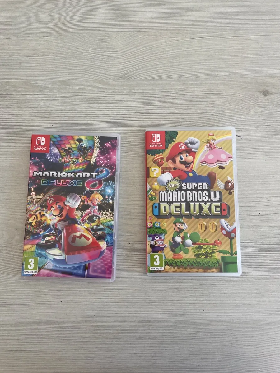Nintendo switch with Mario kart and Mario bros - Image 2
